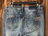 Womans Size 30 JEANS Miss Me Distressed Sheik