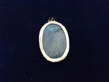 Vintage 925 Sterling Silver Pedant  oval shape 7412-1825 - Ragtime Consignment Boutique