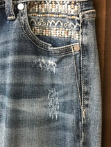 Womans Size 30 JEANS Miss Me Distressed Sheik