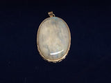 Vintage 925 Sterling Silver Pedant  oval shape 7412-1825 - Ragtime Consignment Boutique