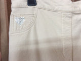 Size Medium ladies stretch khaki CAPRI, NWT, Dream Jeannes by Quacker Factory