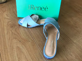 Womans 9.5  sandals by J. Renee, Cindee, Ladies light blue
